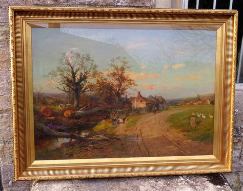 Large Landscape Oil Painting By David Bates