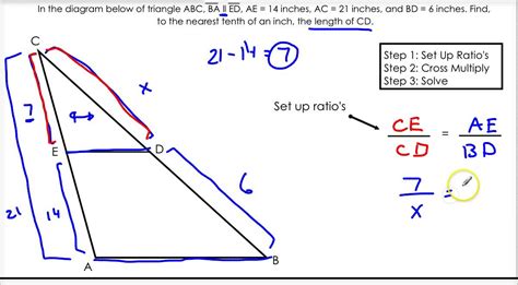 4 5 Side Splitter Theorem YouTube