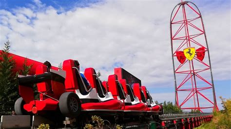 Red Force Ferrari Land Portaventura World Youtube