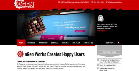 50 Red Web Designs to Inspire You - Web Design Ledger