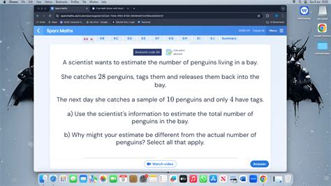 Chrome Sparx Maths Bookwork Code 6 A StudyX