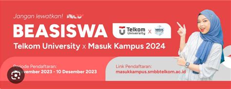 Syarat Beasiswa Telkom University 2024 Cara Daftar Hingga Jadwal