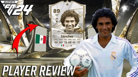 THE BEST ICON STRIKER UNDER 500K 89 HUGO SANCHEZ ICON PLAYER REVIEW