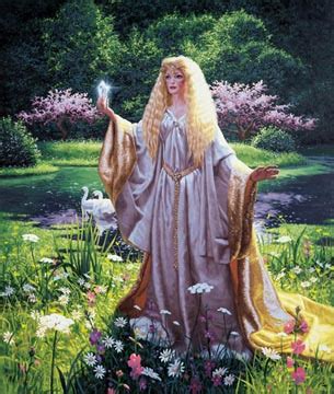 Franklin Mint Galadriel Tolkien Spiderwebart Gallery