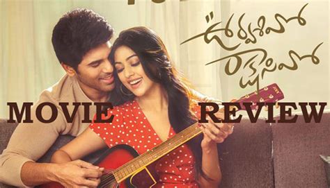 Allu Sirish And Anu Emmanuel S Starrer Urvasivo Rakshasivo Review