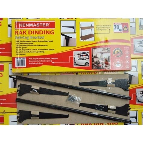 KENMASTER Rak Dinding 2 Susun Besi Selving Bracket Lazada Indonesia