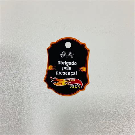 Tag De Agradecimento Hot Wheels Elo Produtos Especiais