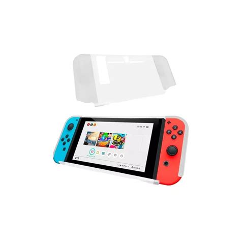 Carcasa De Goma Flexible Protectora Nintendo Switch Color Azul