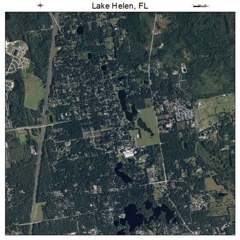 Aerial Photography Map of Lake Helen, FL Florida