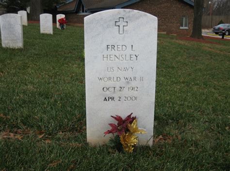 Fred Lawrence Hensley 1912 2001 Find A Grave Gedenkplek