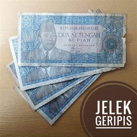 Jual Asli Jelek Rupiah Sukarno Tahun Rp Seri