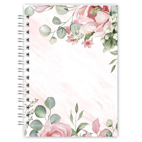 Caderno A5 Floral 2 Gb Paper Encadernação Criativa