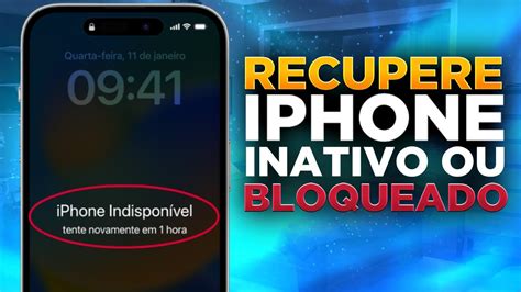 Como resolver iPhone Indisponível ou Bloqueio de segurança YouTube