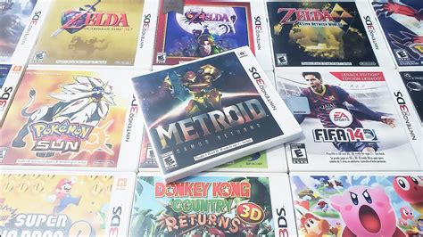 Meus Jogos Em Midia Fisica De Nintendo 3DS YouTube