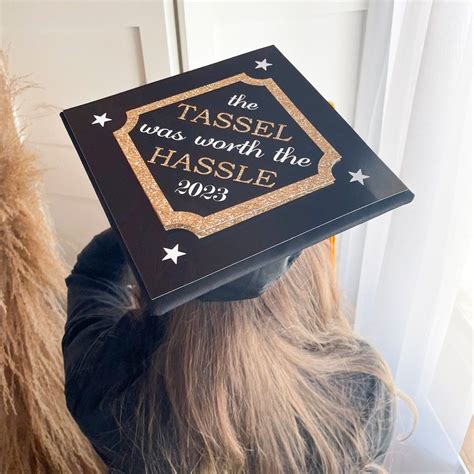 Big Dot of Happiness Tassel Worth The Hassle - Gold - 2023 Graduation ...