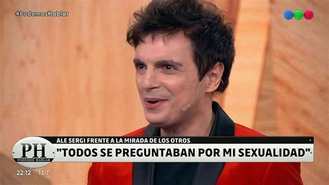 Ale Sergi Habló Del Drama Que Vivió En La Adolescencia Por La Mirada