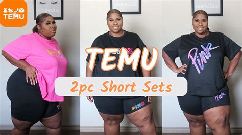 TEMU Stop Taking All My Money Plus Size Short Sets Up To Size 8XL