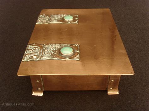 Antiques Atlas Arts Crafts Copper Casket Ruskin Cabs A E Jones