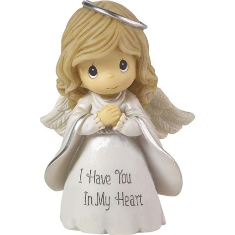 Precious Moments Resin Figurine I Have You In My Heart Precious