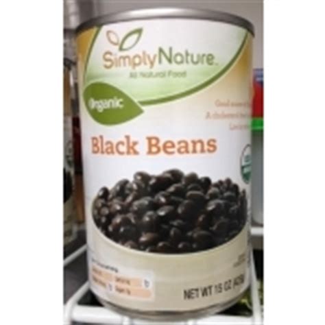 Simply Nature Black Beans Calories Nutrition Analysis More Fooducate