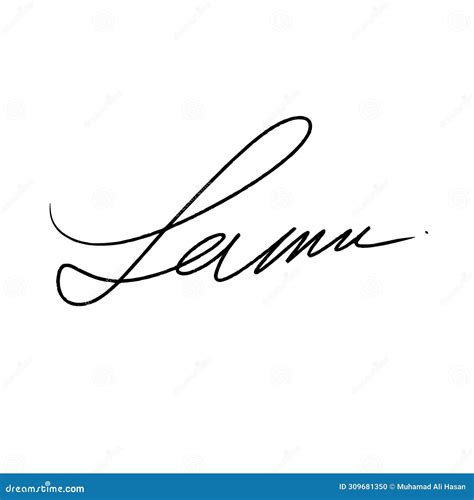 Letter L Abstract Signature Ideas. Vector Illustration with Alpha ...