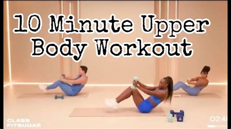 Minute Upper Body Workout With Jasmine Blocker Popsugar Fitness