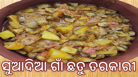 ଛତୁ ତରକାରୀ Chhatu Tarkari Village Style Mushroom Curry Mushroom Ki Sabji Mushroom Masala