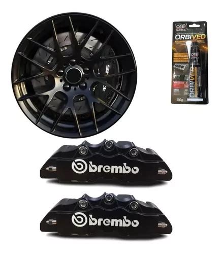 Par Capa Pin A Freio Cola Preto Fosco Brembo Esportiva Mercadolivre