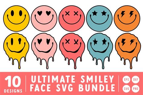 Happy Svg dxf Smiley Face Clipart Vector Happy Face SVG eps Star Smiley Face Svg Smiley Face ...