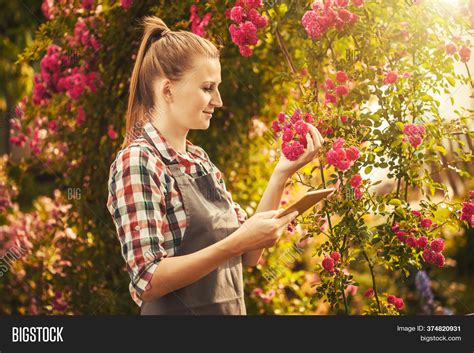 Woman Agronomist Makes Image And Photo Free Trial Bigstock