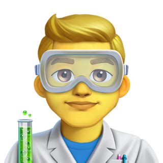 Man Scientist Emoji On Twitter Emoji Stickers