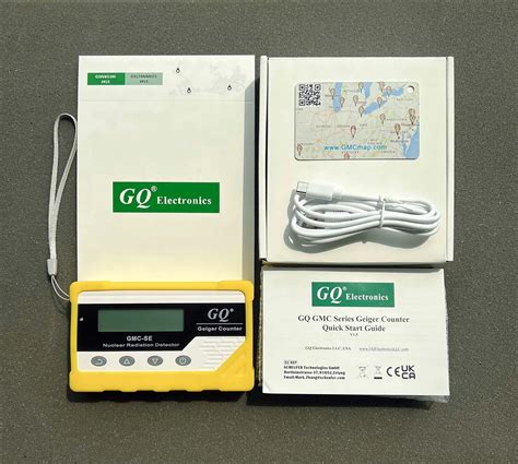 New GQ GMC SE Geiger Counter Radiation Detector Beta Gamma X Ray