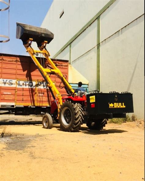 Kg Bull Tractor Telescopic Backhoe Loader Hp Feet At