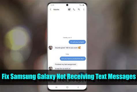 14 Ways To Fix Samsung Galaxy Not Receiving Text Messages