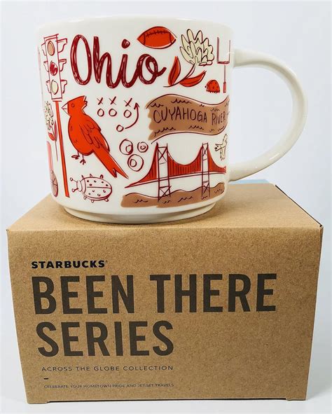 Starbucks Ohio Mug Been There Series Across The Globe Collection