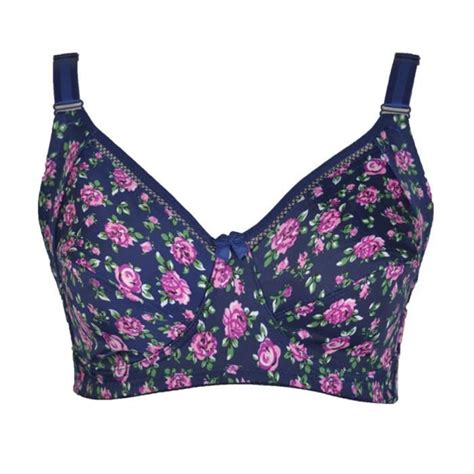 Soutien gorge 95C sans armatures bleu fleurs liberty roses lingerie femme Bleu Cdiscount Prêt