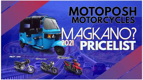 Motoposh Motorcycle Philippines Price List