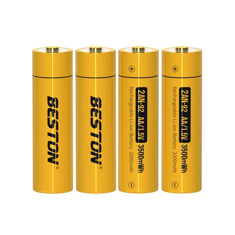 Beston V Aa Rechargeable Lithium Battery Mwh Aa