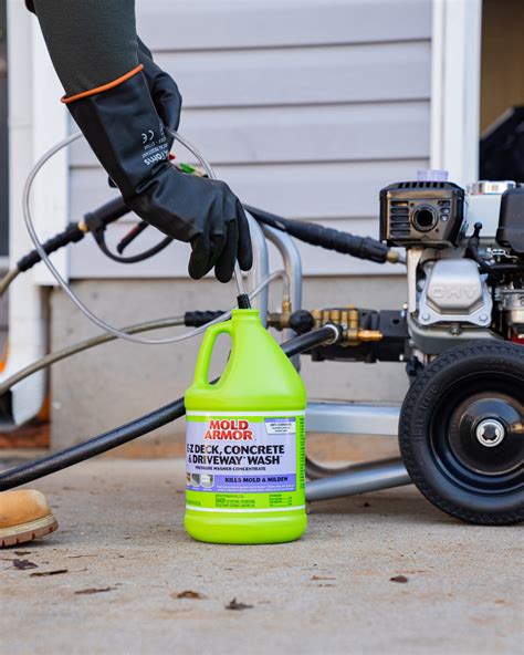 Mold Armor Deck Concrete And Driveway Wash Pressure Washer Concentrate 1 Gallon Mold Armor