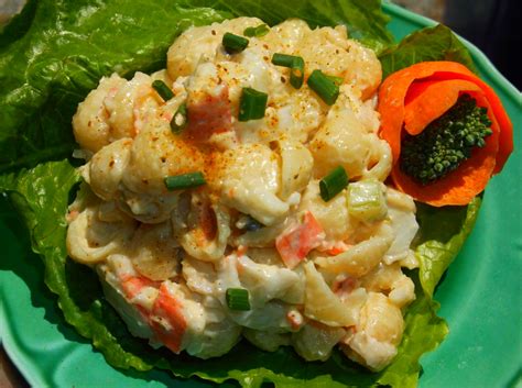 Crab Seafood Pasta Salad Recipe Just A Pinch Recipes