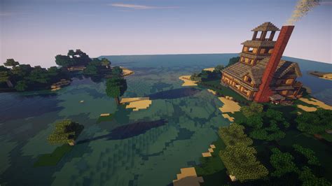 Minecraft Island House 1 by Flexico on DeviantArt