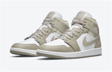 Air Jordan 1 Mid College Grey 554724 082 Release Date Sbd