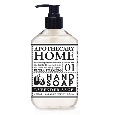 Home And Body Company 21 5 Oz Apothecary Home Lavender Hand Soap