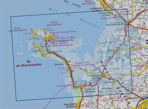 ign carte au eme top ot ile de noirmoutier