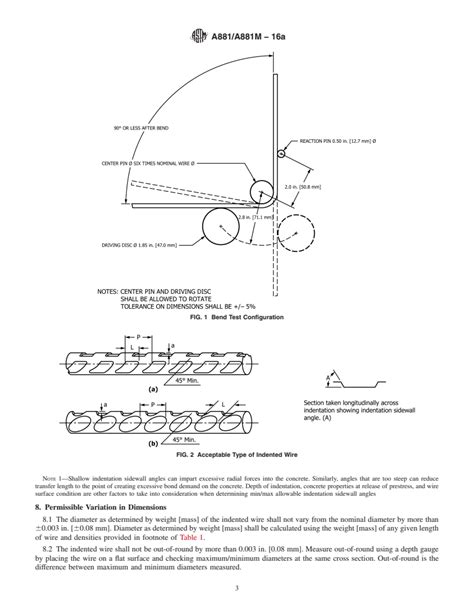 Astm A A M A Standard Specification For Steel Wire Indented