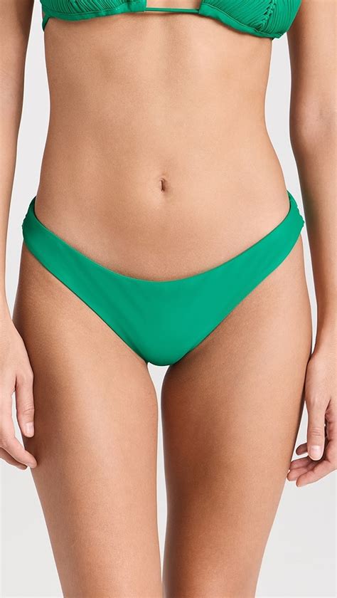 PQ Swim Basic Ruched Full Coverage Bikini Bottoms Shopbop