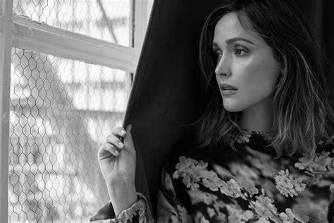 Download Black And White Australian Actress Celebrity Rose Byrne Hd Wallpaper