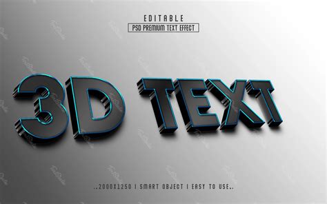 Free D Text Photoshop Action Psddude Off