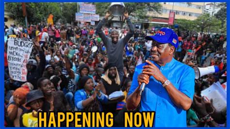 Happening Now Raila Leads Mass Protest In Migori Today Azimio Live