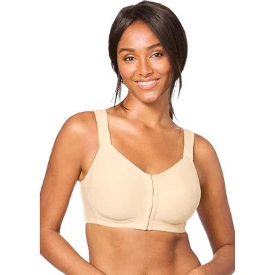 Comfort Choice Women S Plus Size Stay Cool Wireless Posture Bra B Nude Target